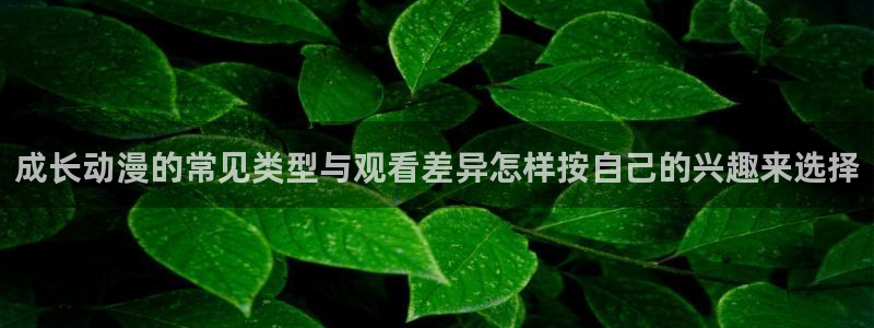 动漫天堂剧场版在线观看：成长动漫的常见类型与观看差异怎样按自己的兴趣来选择配图